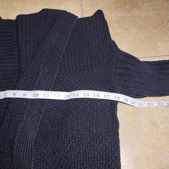 Joe Fresh Women's Chunky Knit Open Draped Waterfall Cardigan Size S/P - Picture 9 of 11